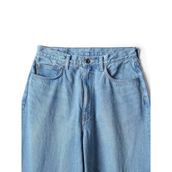 KAPITAL 13OZ DENIM CLUB BAGGY 5-PIECE PANTS UNUSED JEANS NEW - Picture 3 of 7